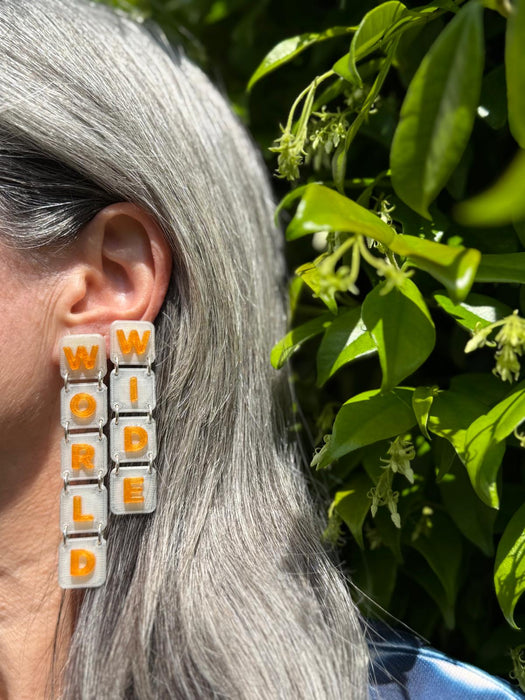 ✨ Orange WORLDWIDE Earrings ✨