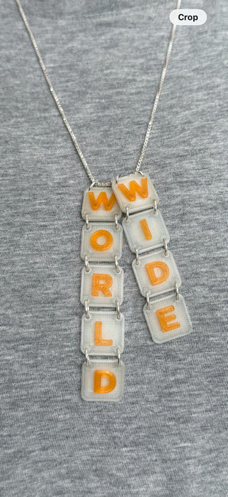 ✨ Orange WORLDWIDE Necklace ✨