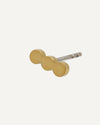 Paula Gold Stud Earring from Sandrine Diodati.