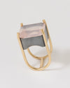 Candy Floss Rose Quartz Ring from Sandrine Diodati.