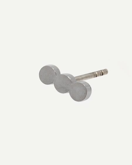Silver Stud Earring from Sandrine Diodati.