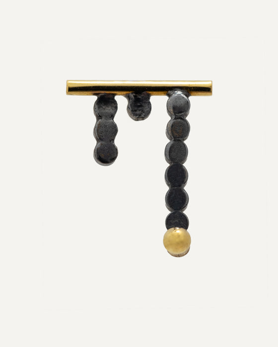 Captain Bar Stud Earring from Sandrine Diodati.
