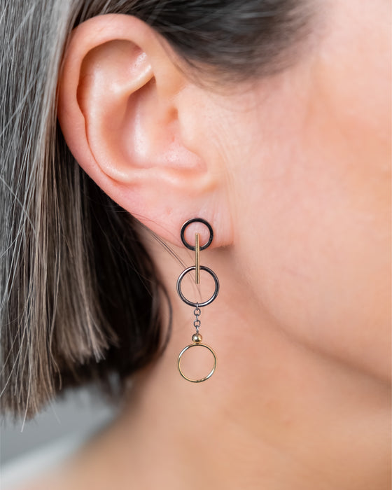 Gilles Circle Earring from Sandrine Diodati.
