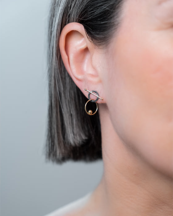 Jen Gold Statement Earring from Sandrine Diodati.