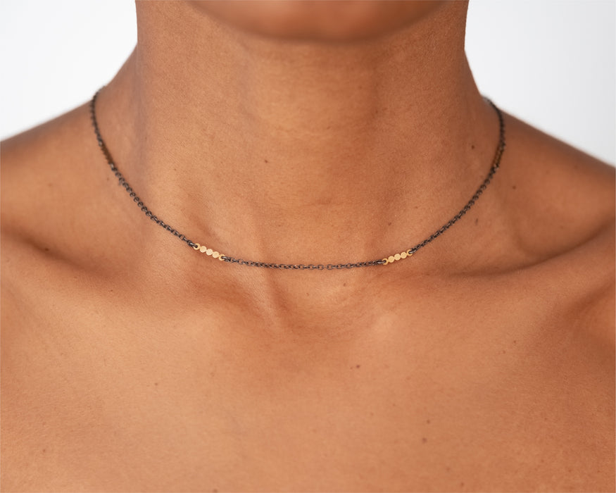 Klaartje Mixed Metal Necklace from Sandrine Diodati.