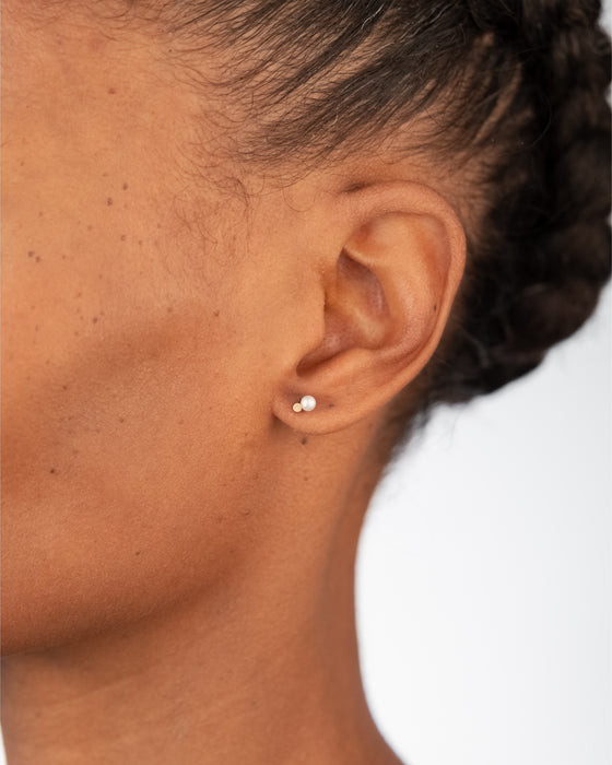 Wies Pearl Stud Earring from Sandrine Diodati.